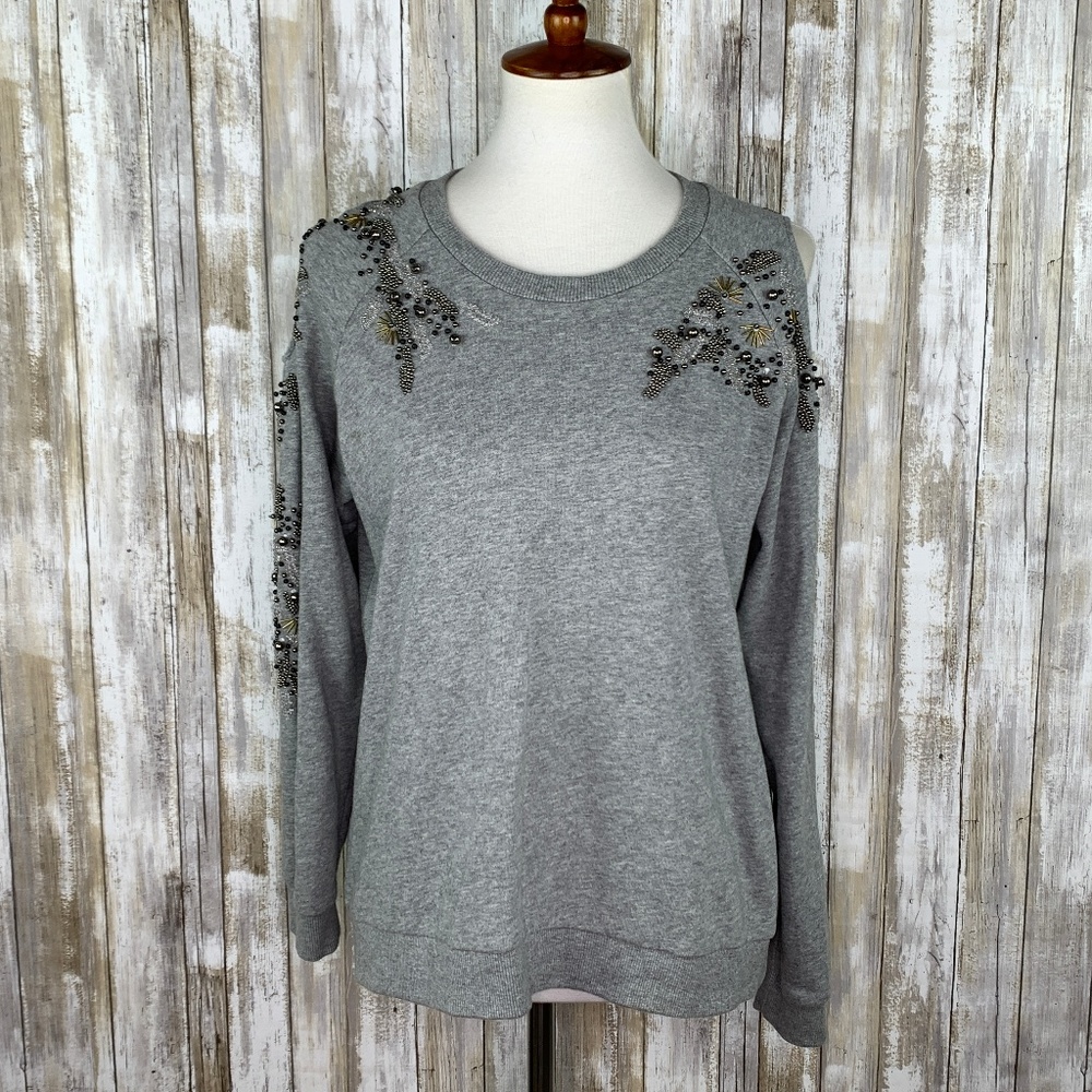 Anthro Deletta Twilight Ivy Pullover Sweatshirt XS